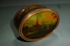 Snuffbox, boats, 1789-92