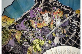 Fight on the Roof of the Hōryūkaku, fna since Utagawa Kunisada, circa 1900