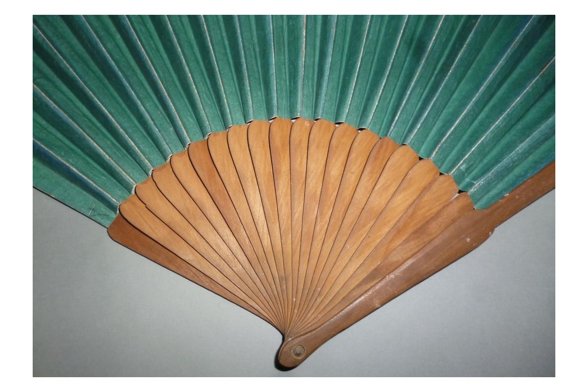 Fan for man, circa 1790-1800