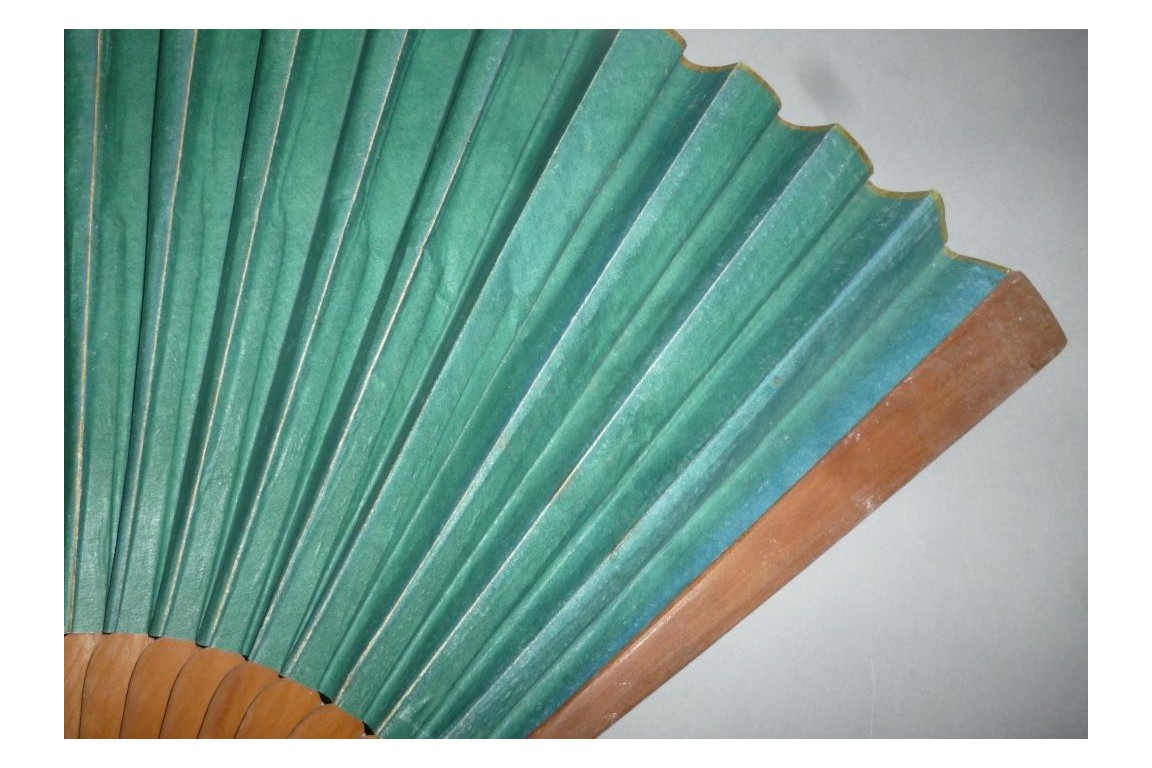 Fan for man, circa 1790-1800