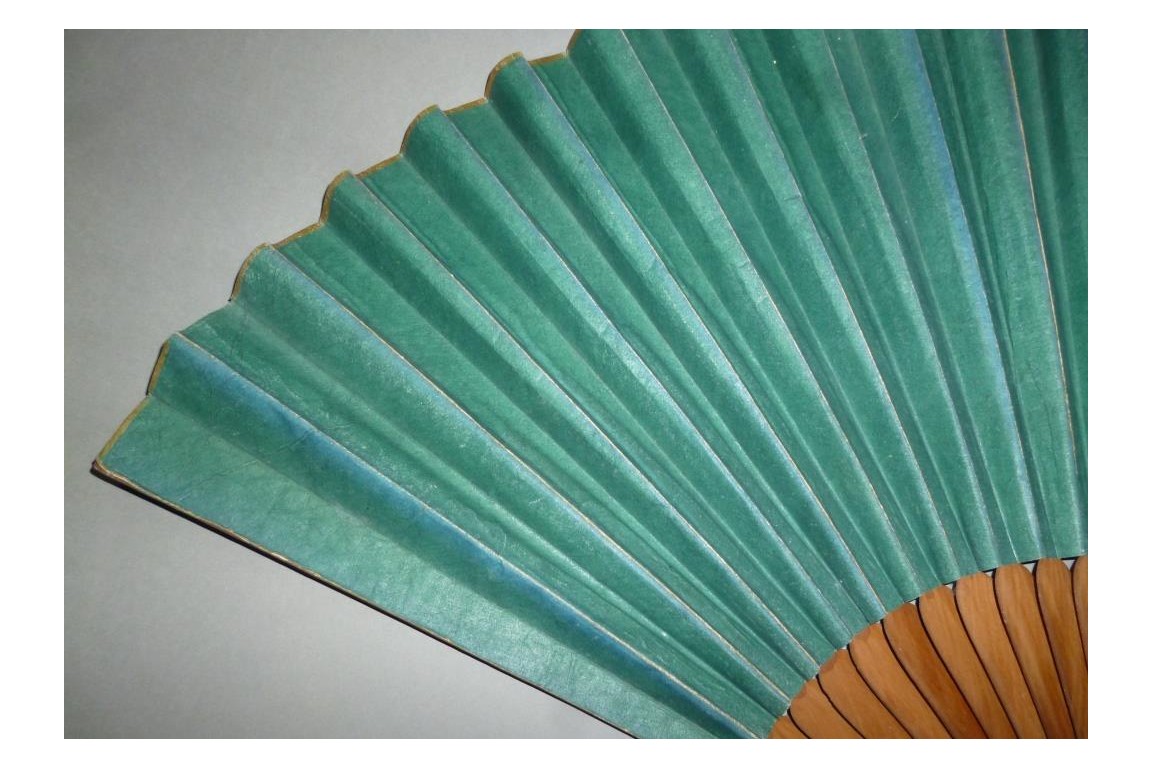 Fan for man, circa 1790-1800