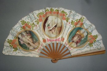 Cabaret du Rat Mort, éventail publicitaire vers 1900-1910