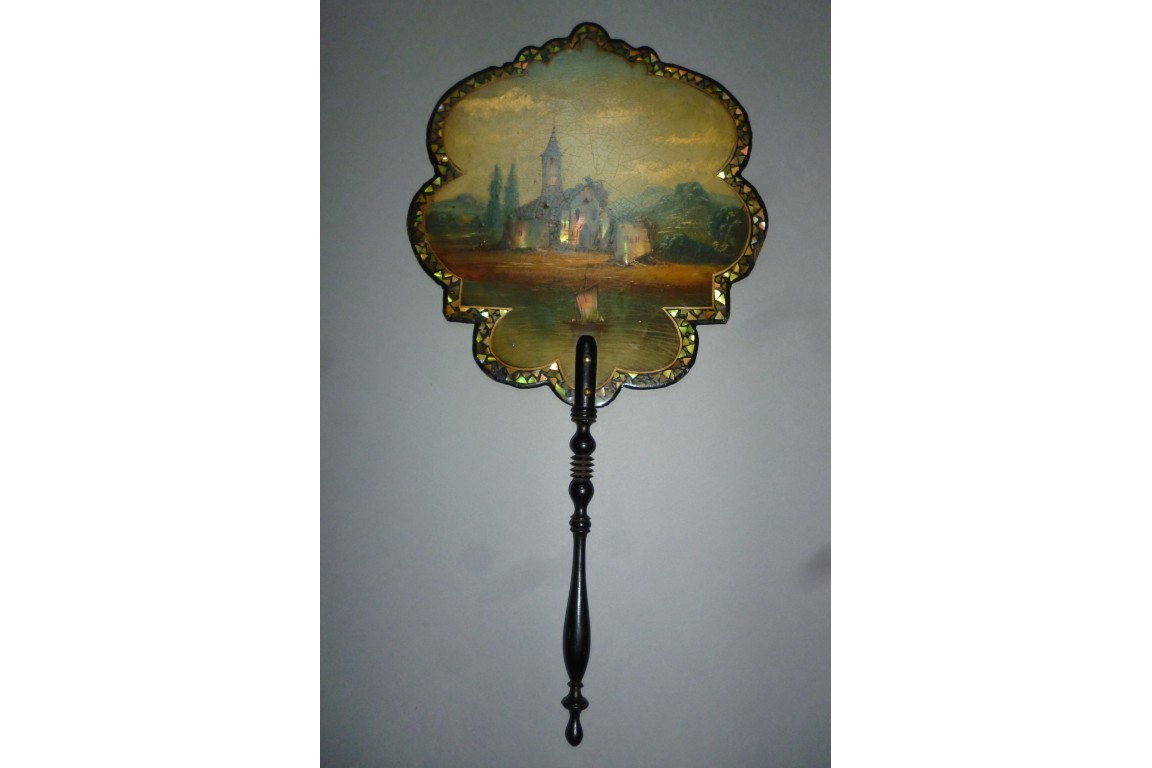 Church and mosque, Fixed fans by Courbaron, period Napoleon III