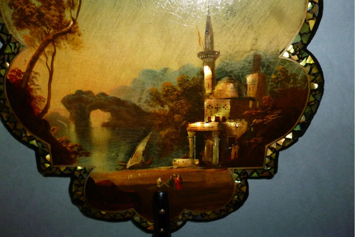 Church and mosque, Fixed fans by Courbaron, period Napoleon III