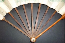 Erotic surprise, double entente fan, China, 19th century