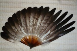 Eagle, Duvelleroy fan, late 19 - early 20th century