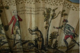Le voleur converti, éventail fait divers, 1788