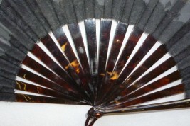 Among the spring nymphs, fan by Aufray, circa 1880-90