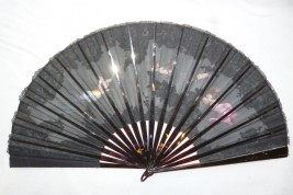 Among the spring nymphs, fan by Aufray, circa 1880-90