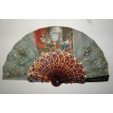 Weaving, fan circa 1860
