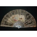 Cavalry charge, fan by Sinibaldi, circa 1880-90