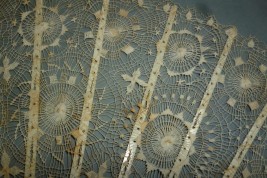 Suns of Tenerife, lace fan Nanduti, late 19th century