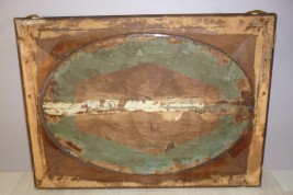 Return from the market, fan leaf, late 17th or early 18th century