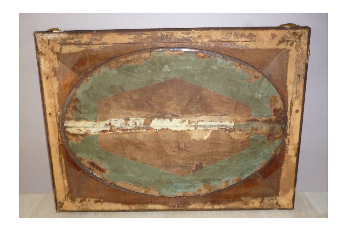 Return from the market, fan leaf, late 17th or early 18th century