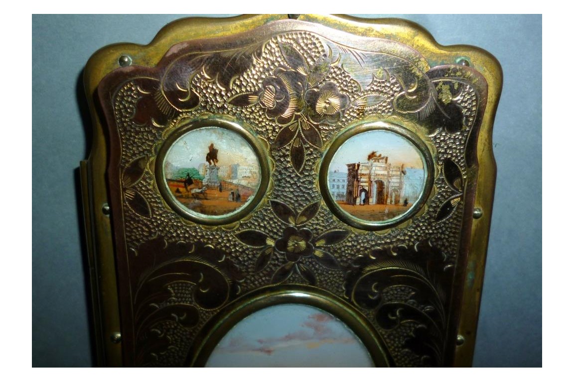 Souvenir de Paris, étui à cigares Napoléon III