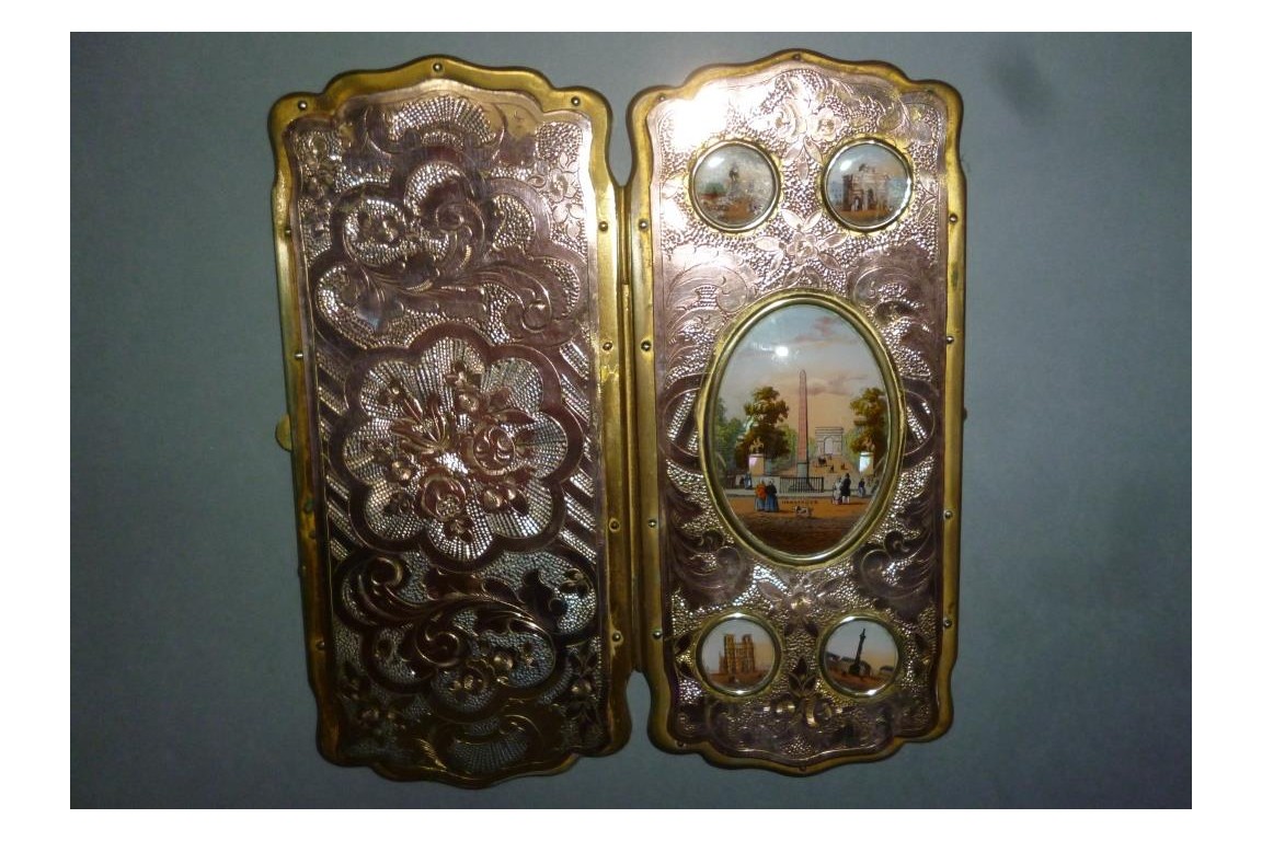 Souvenir de Paris, étui à cigares Napoléon III