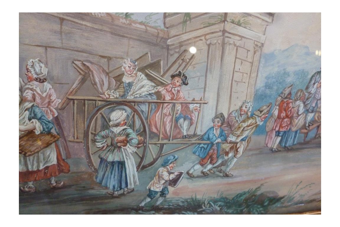 The move, 18th century painting