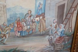 The move, 18th century painting