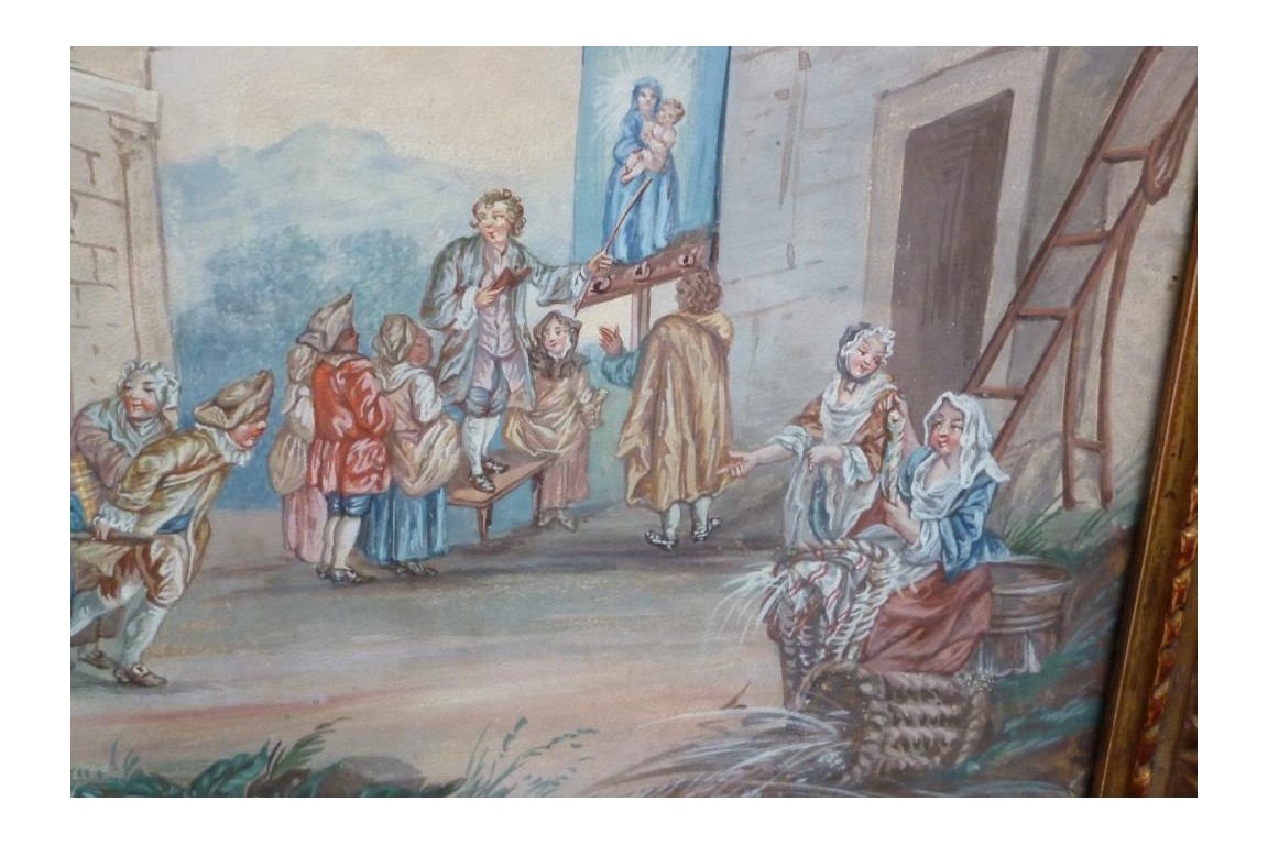 The move, 18th century painting