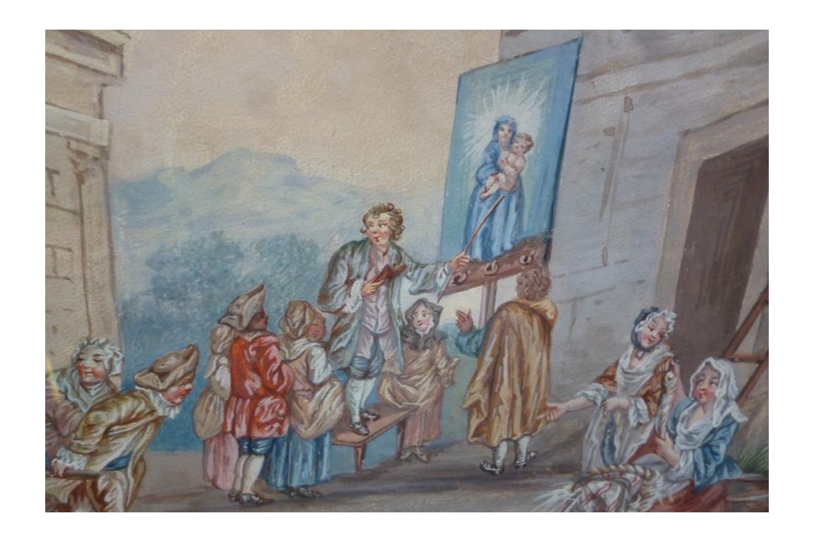 The move, 18th century painting