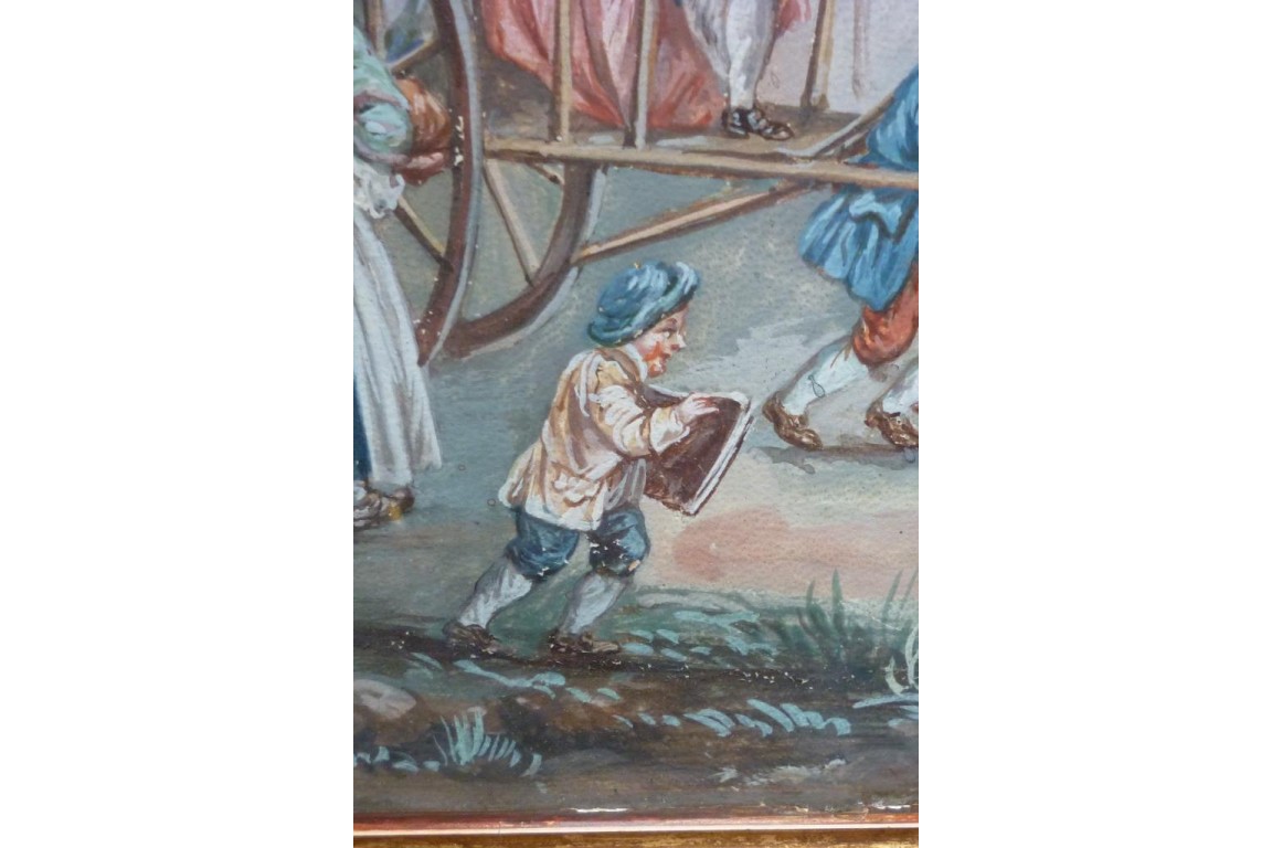 The move, 18th century painting