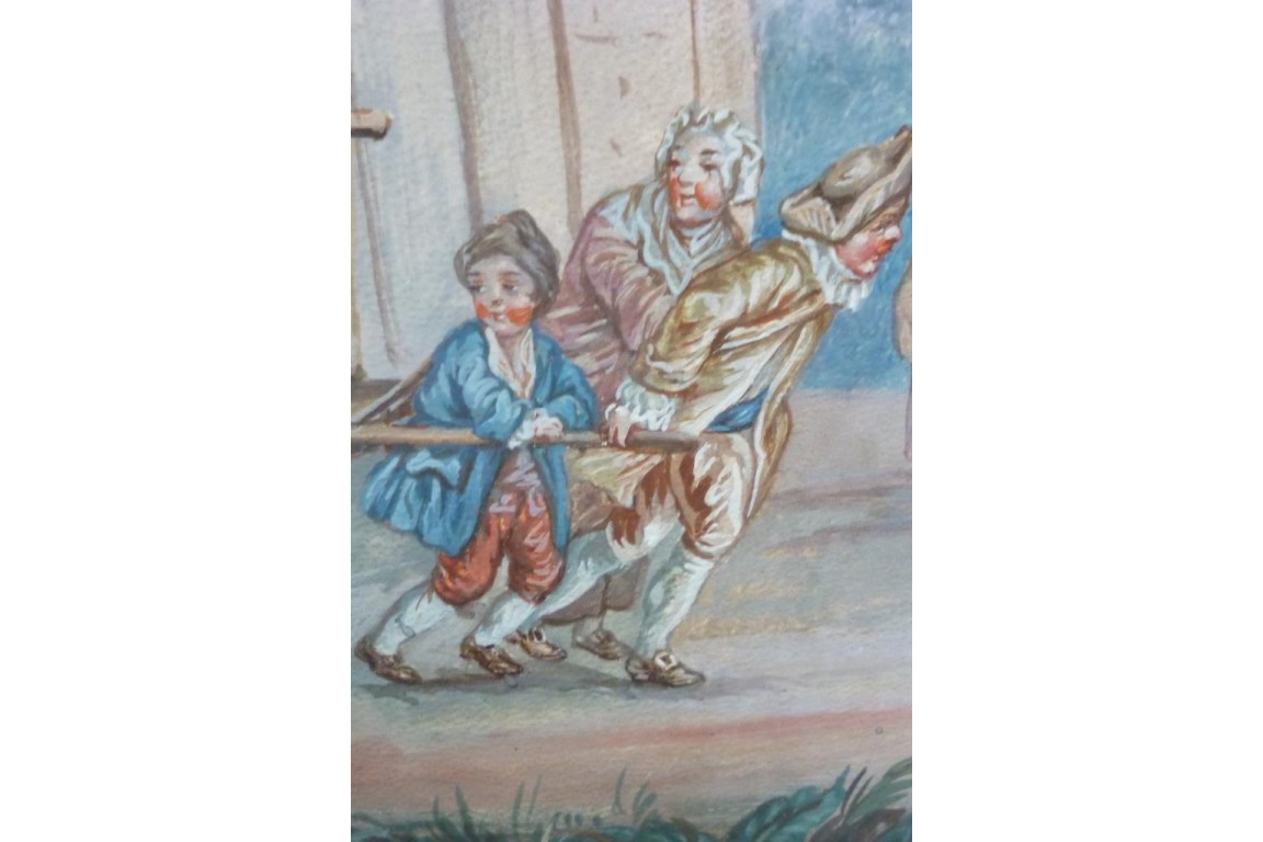 The move, 18th century painting