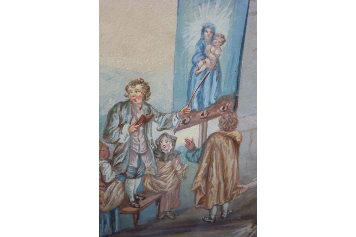 The move, 18th century painting