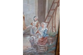 The move, 18th century painting