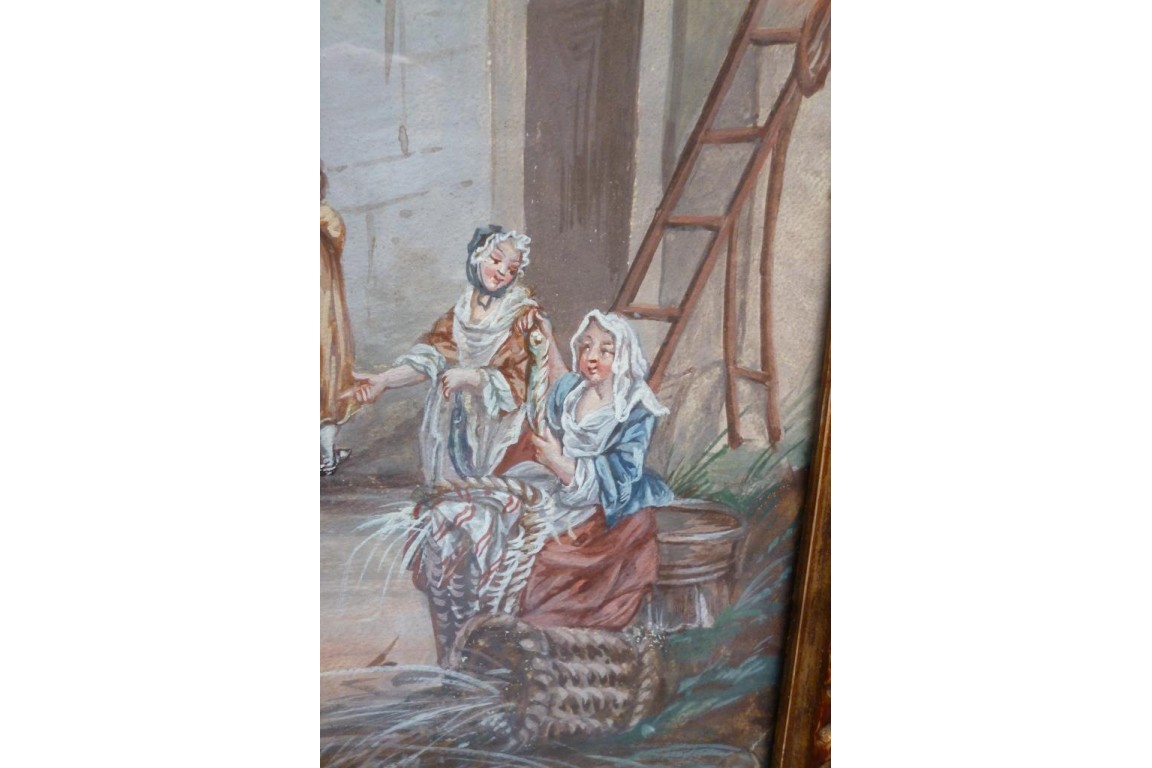 The move, 18th century painting