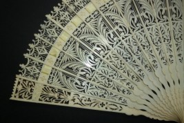 Gothic ornaments, fan circa 1835