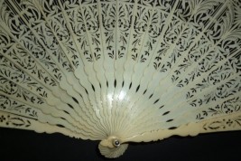 Gothic ornaments, fan circa 1835