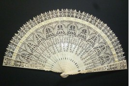 Gothic ornaments, fan circa 1835