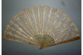 Iris, Art Nouveau fan