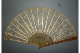 Iris, Art Nouveau fan