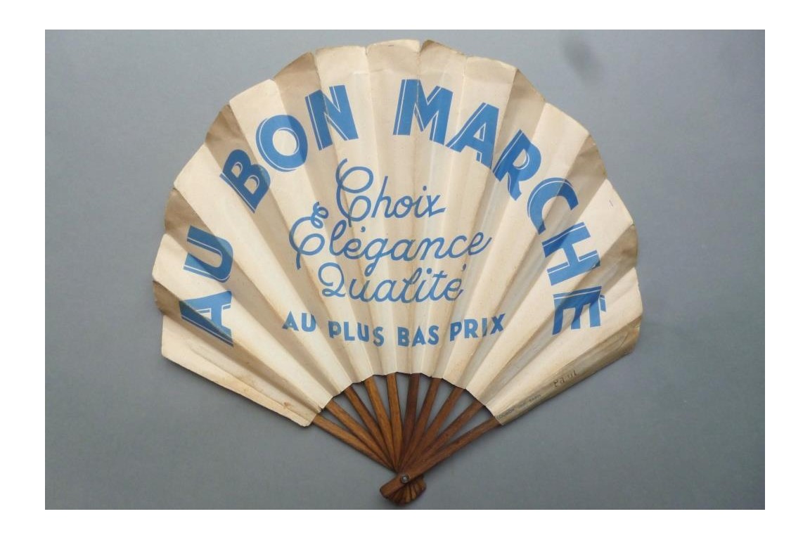 Au Bon Marché, advertising fan