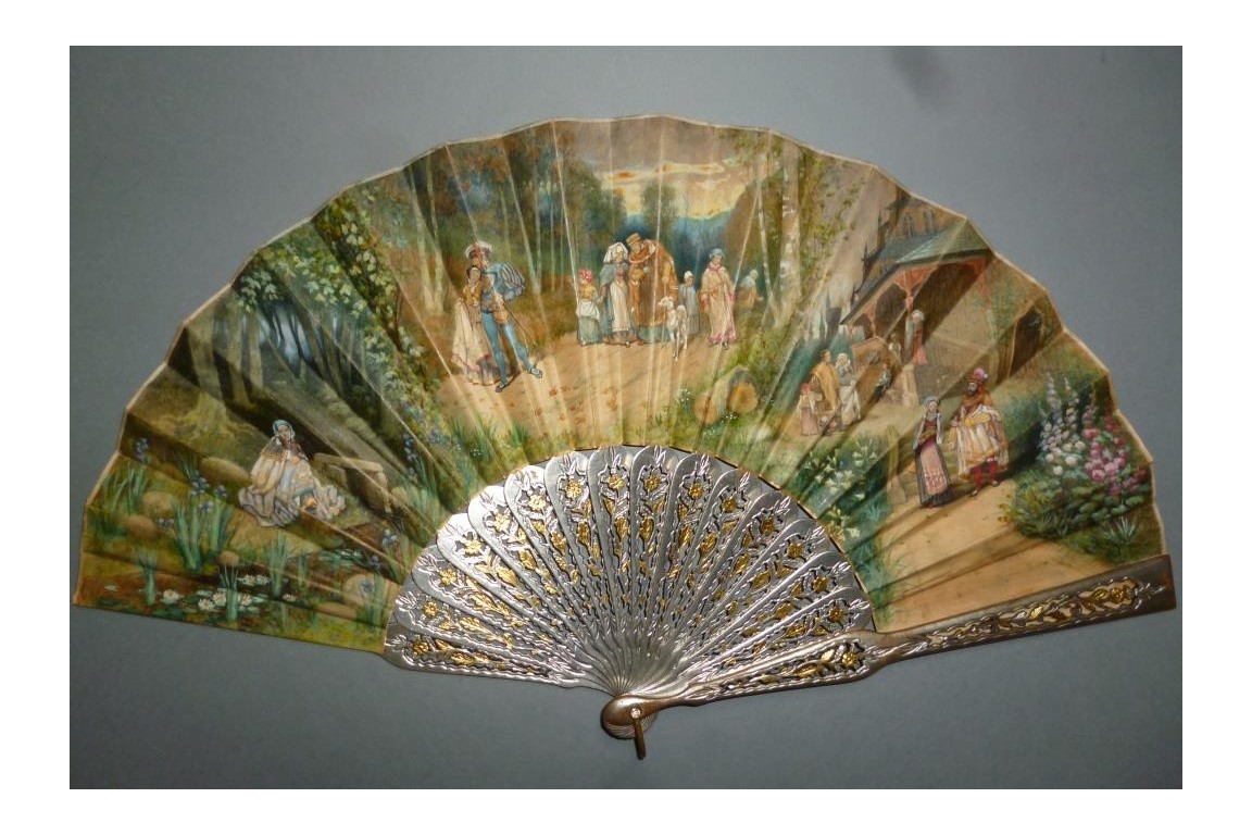 Faust and Marguerite, fan since James Tissot, circa 1865-70