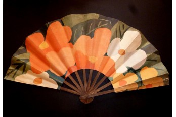 Rosine,  Paul Poiret, advertising fan, Art Deco period