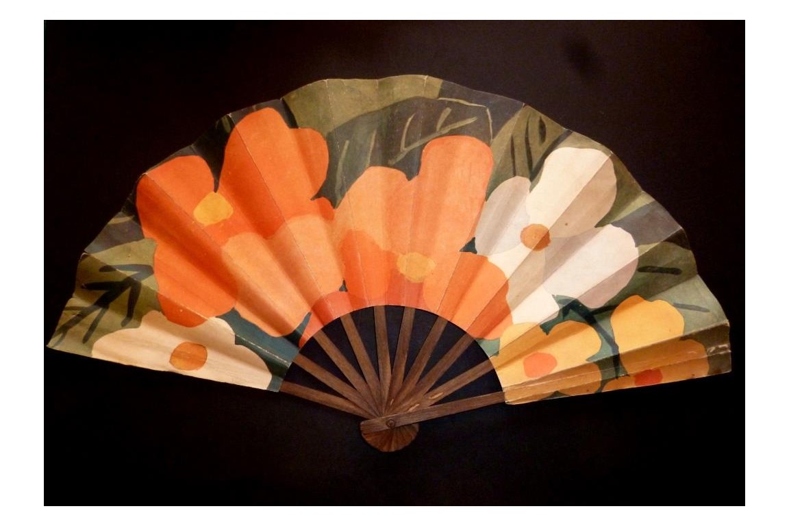 Rosine,  Paul Poiret, advertising fan, Art Deco period
