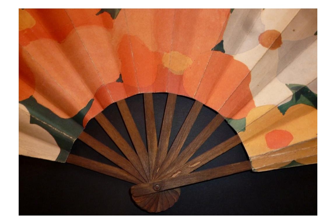 Rosine,  Paul Poiret, advertising fan, Art Deco period