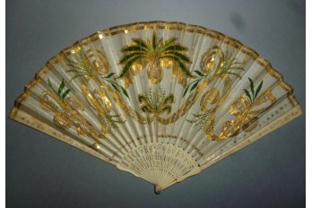 Imperial pineapple, fan circa 1805-10