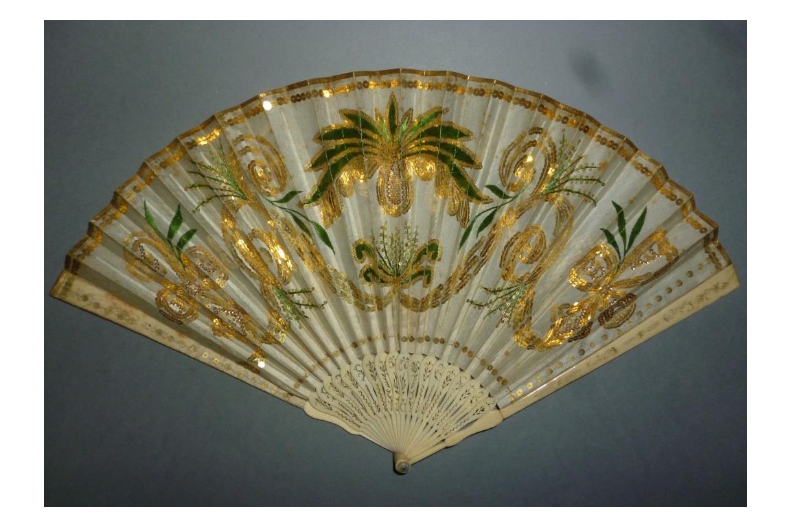 Imperial pineapple, fan circa 1805-10