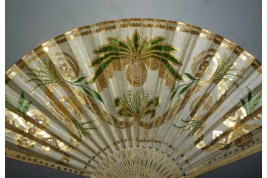 Imperial pineapple, fan circa 1805-10