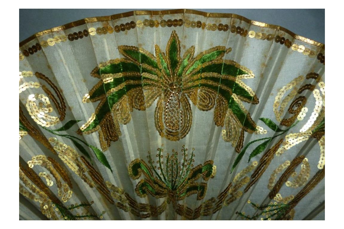 Imperial pineapple, fan circa 1805-10