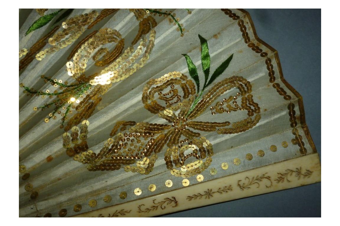 Imperial pineapple, fan circa 1805-10