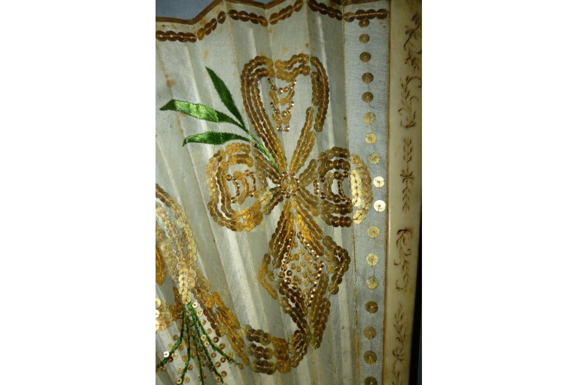 Imperial pineapple, fan circa 1805-10