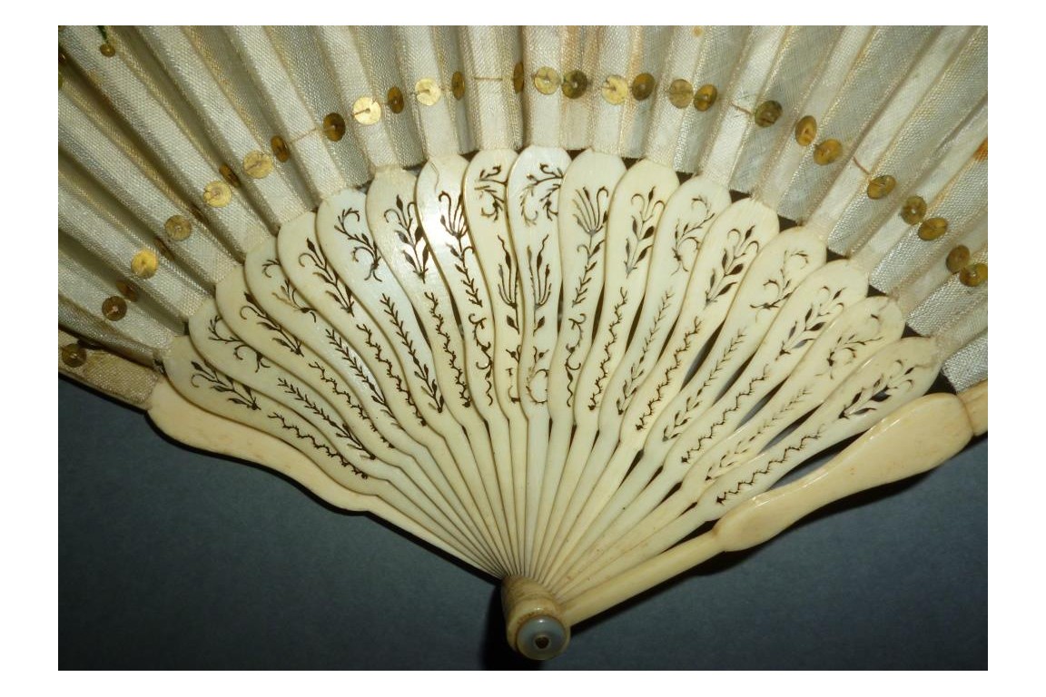 Imperial pineapple, fan circa 1805-10