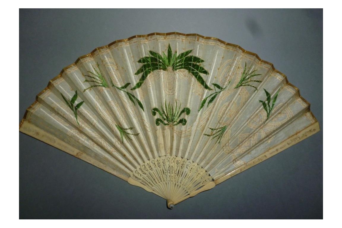 Imperial pineapple, fan circa 1805-10