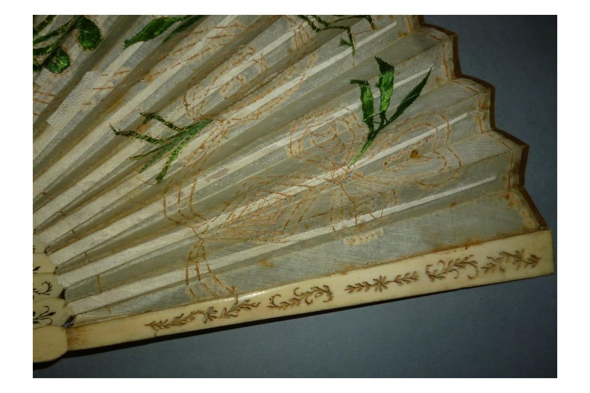 Imperial pineapple, fan circa 1805-10