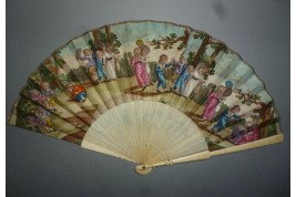 Children, fan circa 1798-1800