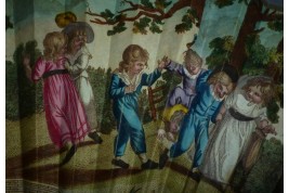 Children, fan circa 1798-1800